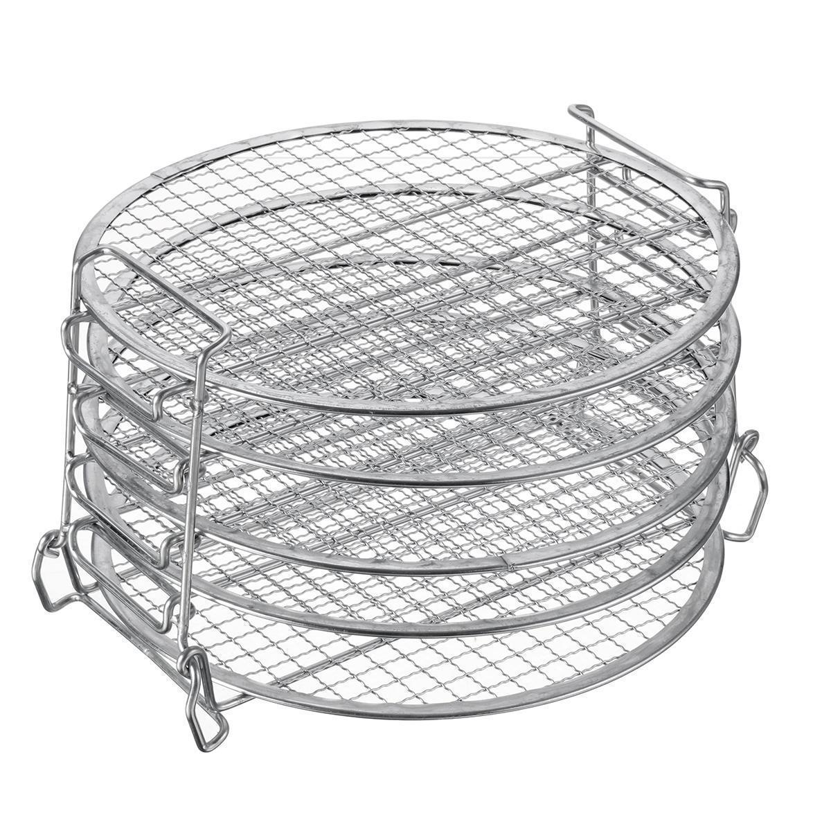 Dehydrator Rack For Ninja Foodi Accesories, Pressure Cooker and Air Fryer  6.5 Quart & 8 Quart - Stainless Steel Cooker Rack With Five Stackable Layers